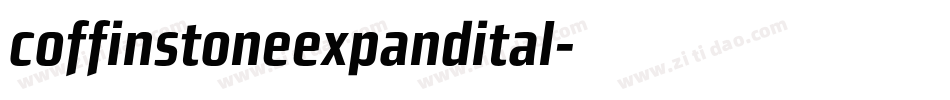 coffinstoneexpandital字体转换