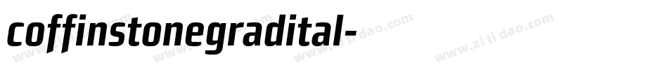 coffinstonegradital字体转换