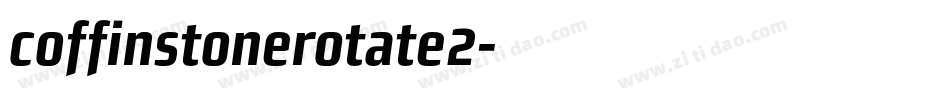 coffinstonerotate2字体转换