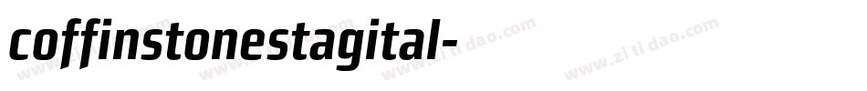 coffinstonestagital字体转换