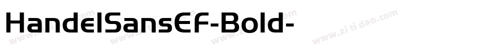 HandelSansEF-Bold字体转换 HandelSansEF-Bold字体转换