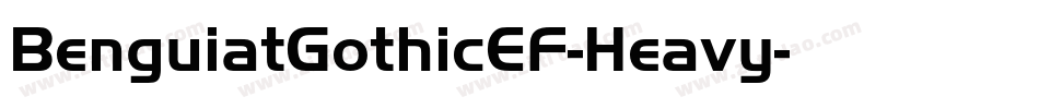BenguiatGothicEF-Heavy字体转换
