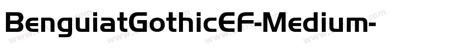 BenguiatGothicEF-Medium字体转换