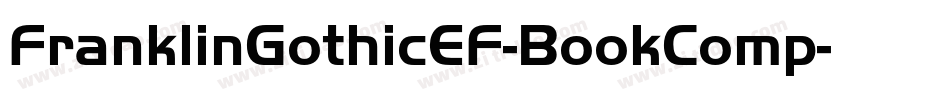 FranklinGothicEF-BookComp字体转换