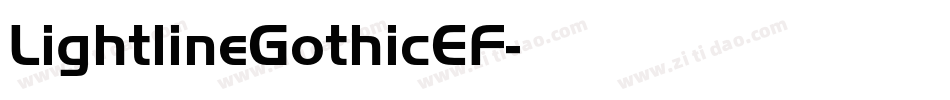 LightlineGothicEF字体转换 LightlineGothicEF字体转换