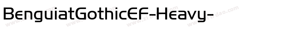 BenguiatGothicEF-Heavy字体转换
