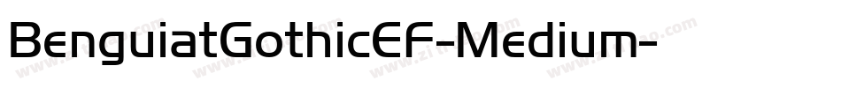 BenguiatGothicEF-Medium字体转换