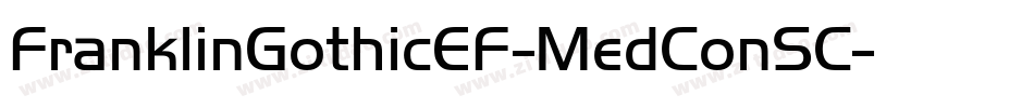 FranklinGothicEF-MedConSC字体转换