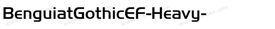BenguiatGothicEF-Heavy字体转换