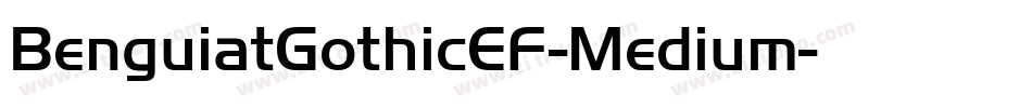 BenguiatGothicEF-Medium字体转换