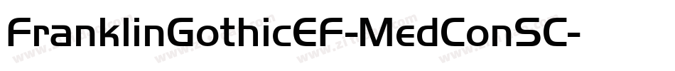 FranklinGothicEF-MedConSC字体转换