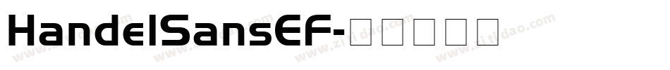 HandelSansEF字体转换