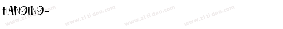hanging字体转换