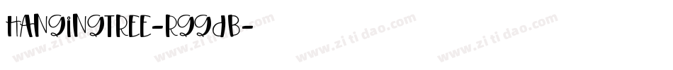 HangingTree-rggDB字体转换