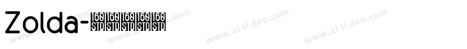 Zolda字体转换
