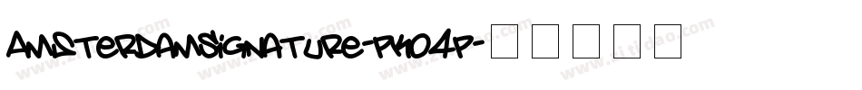 AmsterdamSignature-PKO4P字体转换