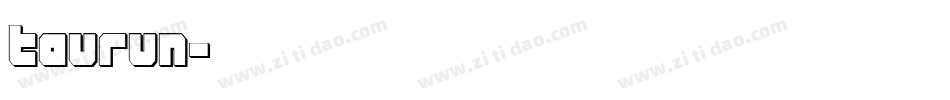 taurun字体转换