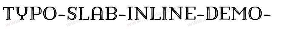 Typo-Slab-Inline-Demo字体转换 Typo-Slab-Inline-Demo字体转换