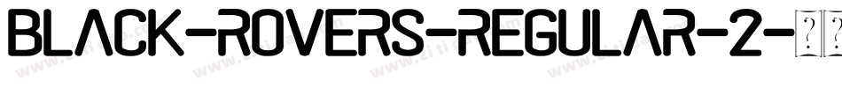 black-rovers-regular-2字体转换