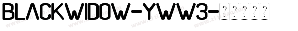 BlackWidow-yww3字体转换