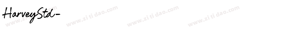 HarveyStd字体转换