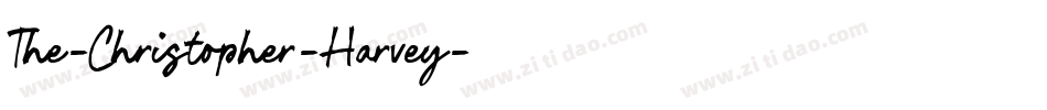 The-Christopher-Harvey字体转换