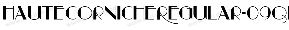 HauteCornicheRegular-09qd字体转换 HauteCornicheRegular-09qd字体转换