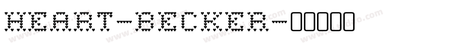 Heart-Becker字体转换