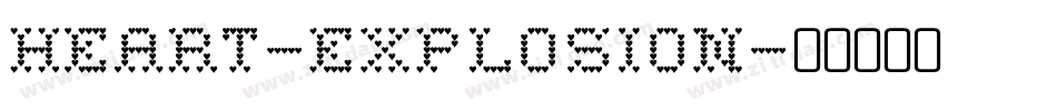 Heart-Explosion字体转换