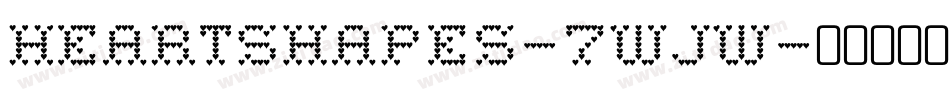 HeartShapes-7wjw字体转换