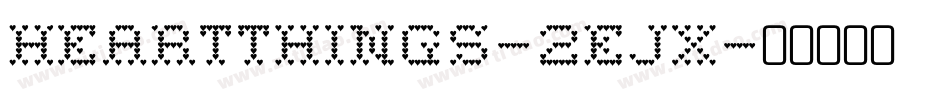 HeartThings-2EJX字体转换