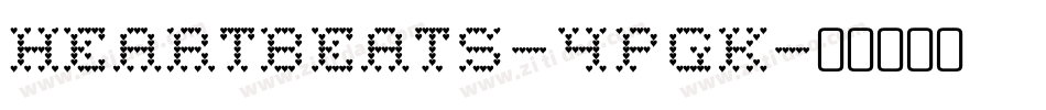 Heartbeats-4pgK字体转换