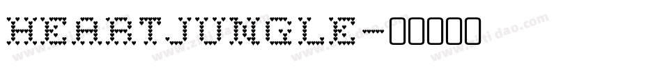 Heartjungle字体转换
