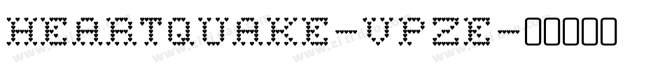 Heartquake-vpzE字体转换