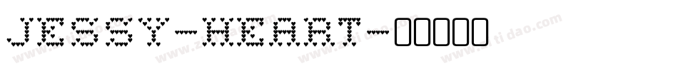 Jessy-Heart字体转换