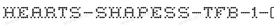 hearts-shapess-tfb-1字体转换