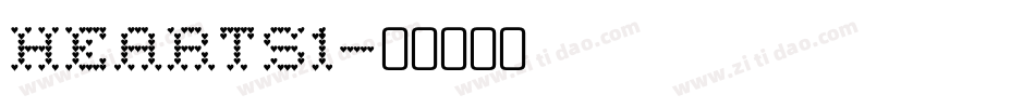 hearts1字体转换