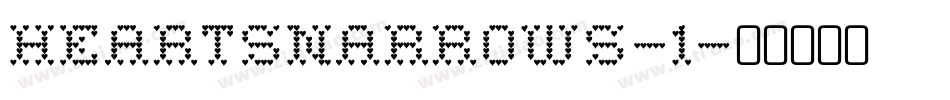 heartsnarrows-1字体转换