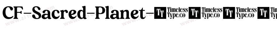 CF-Sacred-Planet字体转换