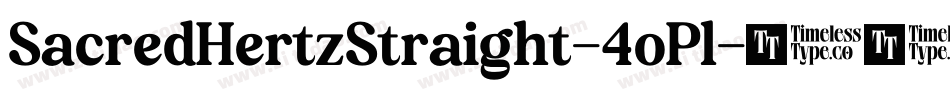 SacredHertzStraight-4oPl字体转换