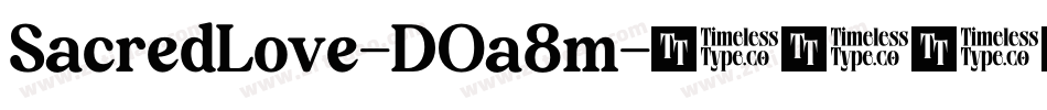 SacredLove-DOa8m字体转换