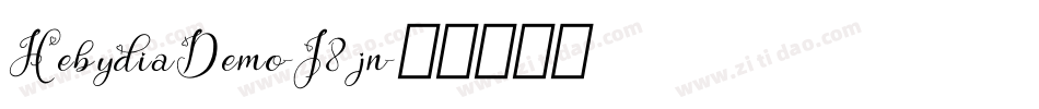 HebydiaDemo-J8jn字体转换