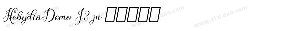 HebydiaDemo-J8jn字体转换