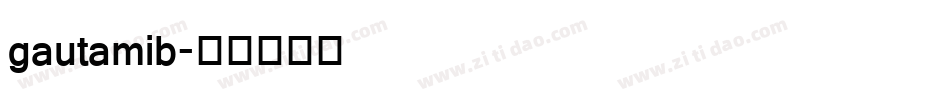 gautamib字体转换