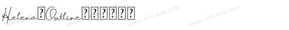 Helena-Outline字体转换