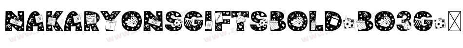 NakaryonsGiftsBold-Bo3G字体转换