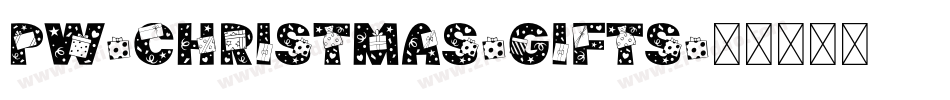 PW-Christmas-Gifts字体转换
