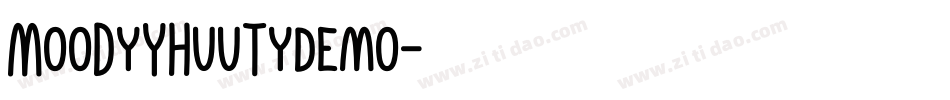 MoodyYhuutyDemo字体转换