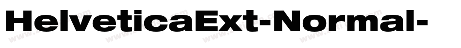 HelveticaExt-Normal字体转换