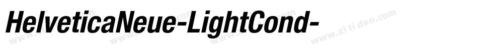 HelveticaNeue-LightCond字体转换 HelveticaNeue-LightCond字体转换